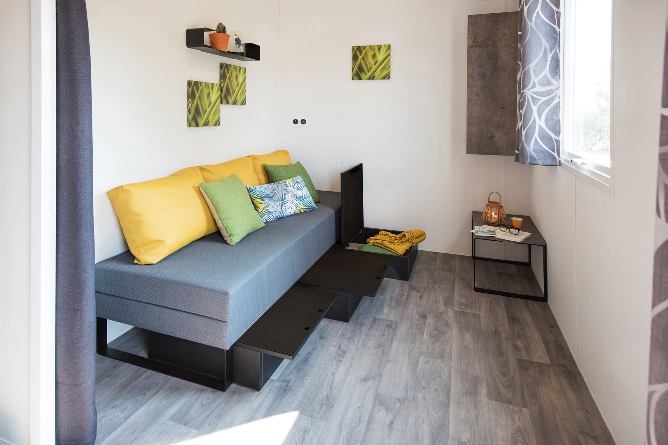 mobilhome grand confort au camping Val-Vert - charente-maritime